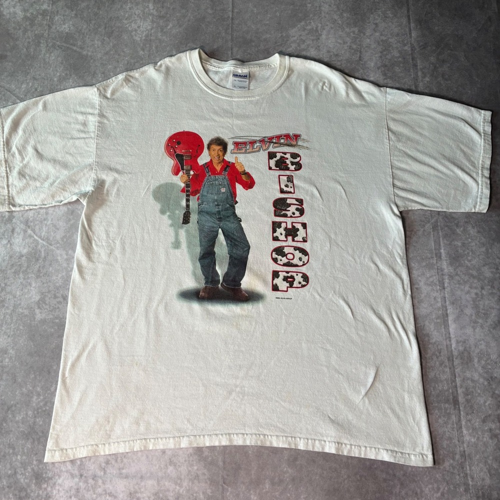Vintage 2004 Elvin Bishop Party Til The Cows Come Home Country Blues T-Shirt XL